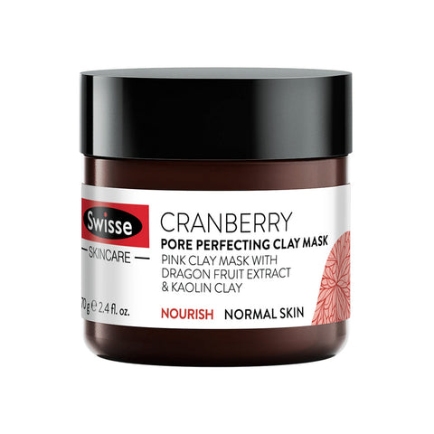 Swisse Skincare Cranberry Pore Perfecting Clay Mask (70g) - Clearance