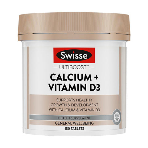 Swisse Ultiboost Calcium + Vitamin D3 (180tabs)