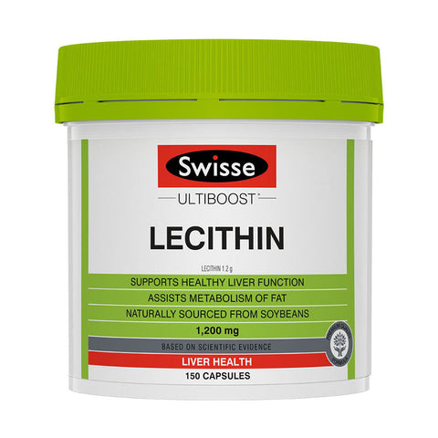 Swisse Ultiboost Lecithin 1,200mg (150tabs) - Clearance