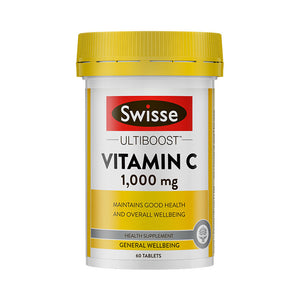 Swisse Ultiboost Vitamin C 1,000mg (60tabs) - Clearance