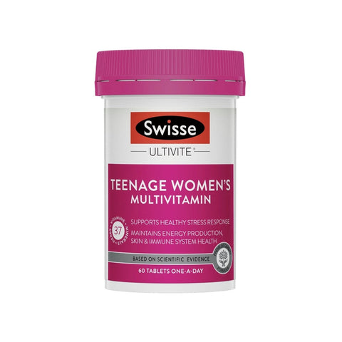 Swisse Ultivite Teenage Women's Multivitamin (60tabs) - Clearance