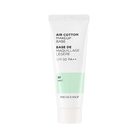 The Face Shop Air Cotton Make Up Base SPF30 PA++ #01 Mint (35g) - Giveaway