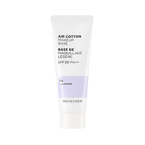 The Face Shop Air Cotton Make Up Base SPF30 PA++ #02 Lavender (35g)