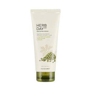 The Face Shop Herb Day 365 Cleansing Foam Mungbeans & Mugwort (170ml)