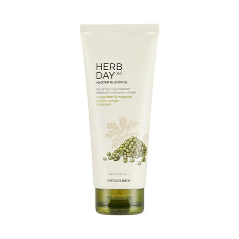 The Face Shop Herb Day 365 Cleansing Foam Mungbeans & Mugwort (170ml) - Giveaway