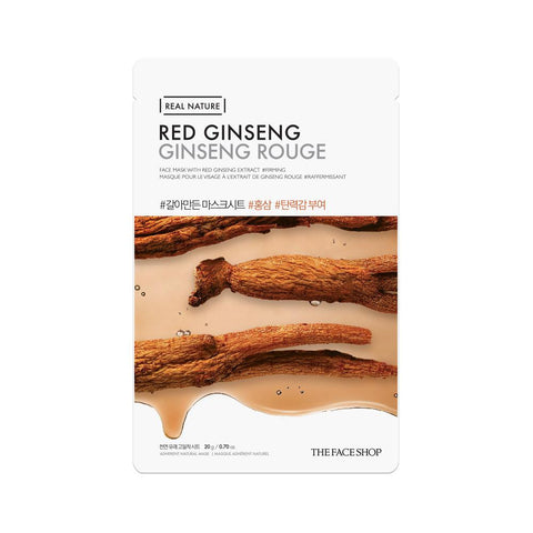 The Face Shop Real Nature Face Mask Red Ginseng (1pc)