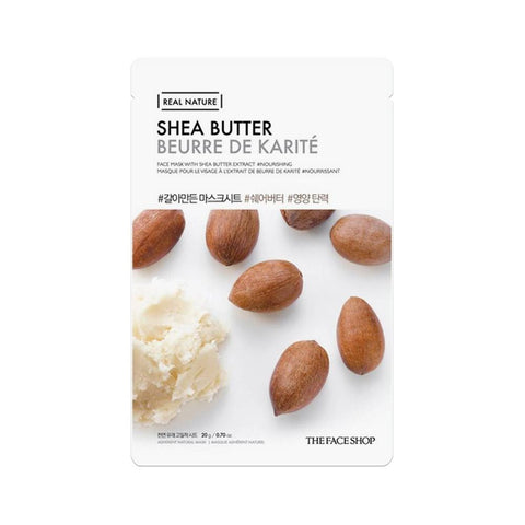 The Face Shop Real Nature Face Mask Shea Butter (1pc) - Clearance