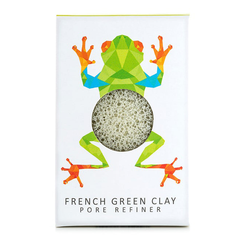 The Konjac Sponge Company French Green Clay Pore Refiner (1pcs) - Clearance