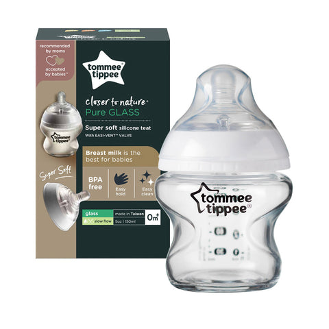 Tommee Tippee Closer to Nature Pure Glass 150ml 0m+ (1pcs)