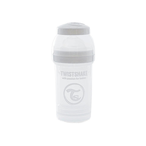 Twistshake Anti-Colic Baby Bottle #White (180ml)
