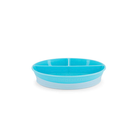 Twistshake Divided Plate 6 Months+ #Pastel Blue (1pcs) - Clearance