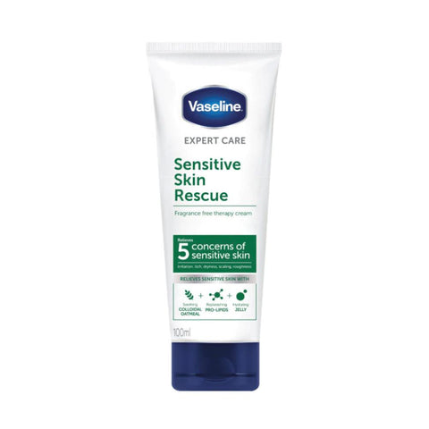 Vaseline Expert Care Sensitive Skin Rescue (100ml) - Clearance