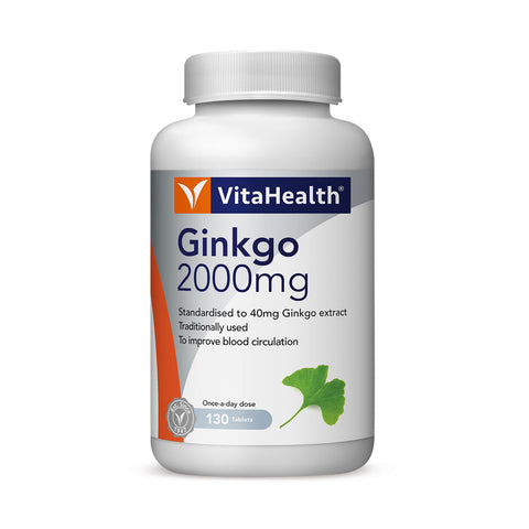 VitaHealth Ginkgo 2000mg (130tabs) - Clearance