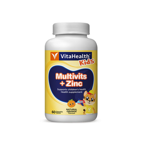 VitaHealth Kids Multivits + Zinc (60tabs) - Giveaway