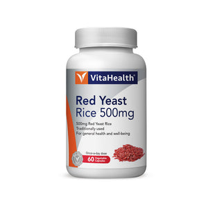 VitaHealth Red Yeast Rice 500mg (60caps)