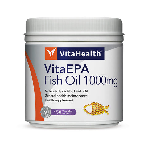 VitaHealth VitaEPA Fish Oil 1000mg (150pcs) - Clearance