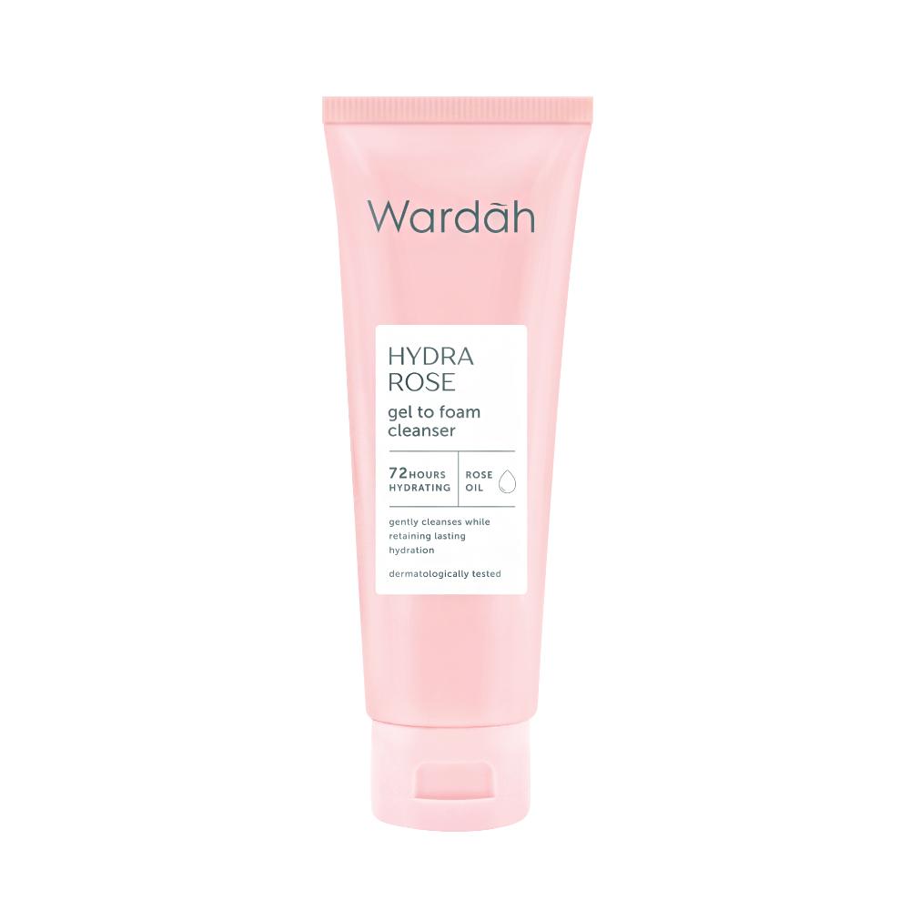 Wardah HYDRA ROSE Gel To Form Cleanser (100ml) - Clearance